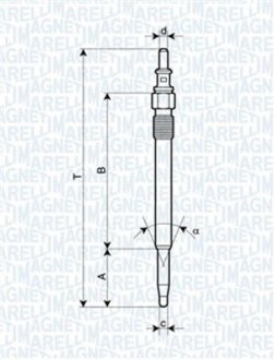 СВЕЧКА РАЗЖАРЕНИЯ MAGNETI MARELLI 062900052304