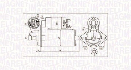 Стартер MAGNETI MARELLI 063720984010