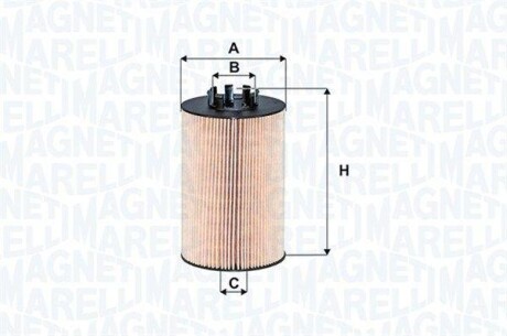 Фільтр оливний MAGNETI MARELLI 153071760762