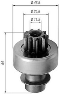 Бендикс стартера MAGNETI MARELLI 940113020242