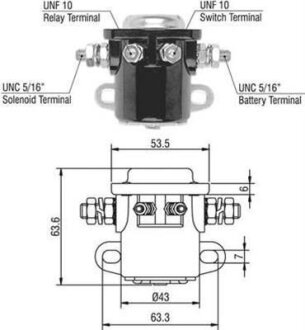 Втягуюче реле стартера MAGNETI MARELLI 940113050017