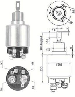 Втягуюче реле стартера MAGNETI MARELLI 940113050323