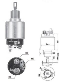 Втягуюче реле стартера MAGNETI MARELLI 940113050558
