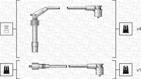 Комплект проводів запалення MAGNETI MARELLI 941318111140