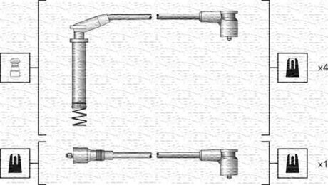 Комплект проводів запалення MAGNETI MARELLI 941318111154