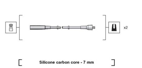 Комплект проводів запалення MAGNETI MARELLI 941318111205