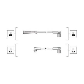 Комплект проводів запалення MAGNETI MARELLI 941319170024