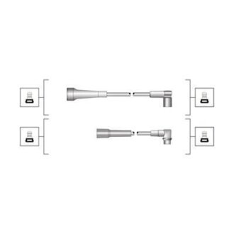 Комплект проводів запалення MAGNETI MARELLI 941319170051