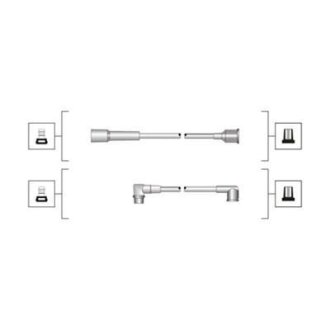 Комплект проводів запалення MAGNETI MARELLI 941319170067