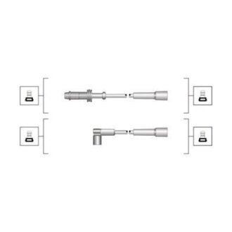 Комплект проводів запалення MAGNETI MARELLI 941319170069
