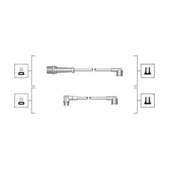 Комплект проводів запалення MAGNETI MARELLI 941319170090