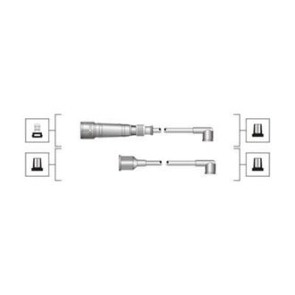 Комплект проводів запалення MAGNETI MARELLI 941319170114