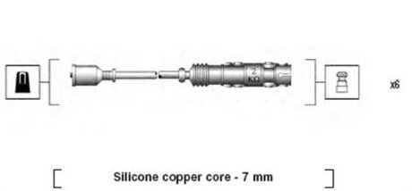 Комплект проводів запалення MAGNETI MARELLI 941455010942