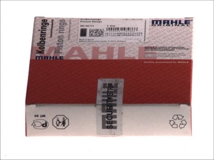 Комплект поршневых колец Mahle SMART MAHLE / KNECHT 00394N0