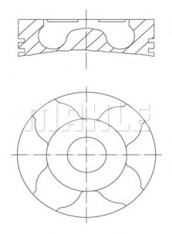 Поршень MAHLE MAHLE / KNECHT 010 04 00