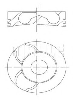 Поршень MAHLE / KNECHT 0101502