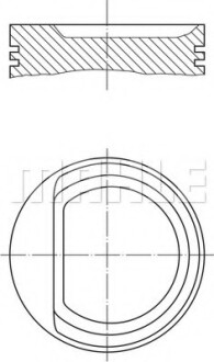 Поршень MAHLE / KNECHT 0102901 (фото 1)