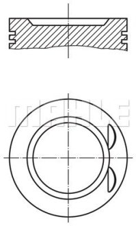 Поршень Mahle OPEL MAHLE / KNECHT 0117301