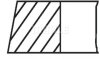 Комплект поршневих кілець MAHLE / KNECHT 011RS101010N0 (фото 2)