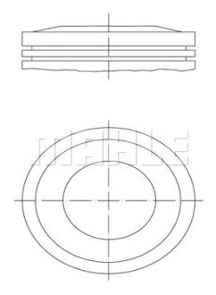 Поршень MAHLE / KNECHT 0121000