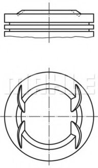 Поршень MAHLE / KNECHT 0122300