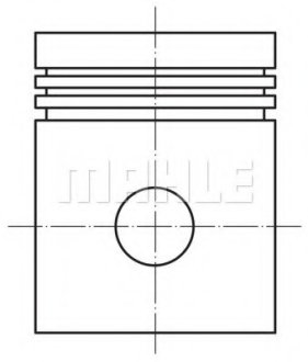 Поршень MAHLE / KNECHT 022 27 02