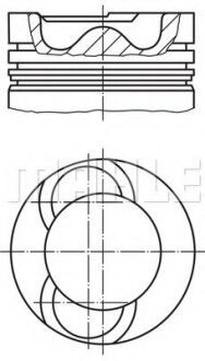 Поршень MAHLE / KNECHT 0281902