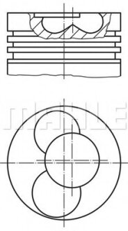 Поршень MAHLE / KNECHT 0282100