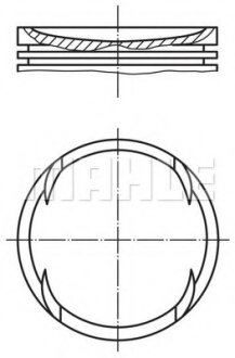 Поршень MAHLE / KNECHT 028PI00120002
