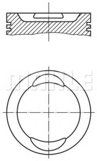 A_Поршень Mahle VW MAHLE / KNECHT 0297302