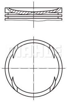 Поршень MAHLE / KNECHT 030 89 02