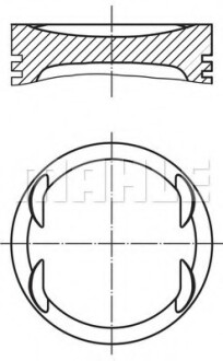 Поршень MAHLE / KNECHT 030 99 02