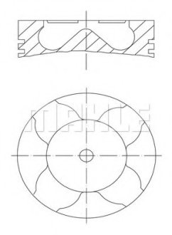 A_Поршень Mahle AUDI MAHLE / KNECHT 0334012