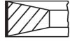 Комплект поршневих кілець MAHLE / KNECHT 039RS001130N0 (фото 1)