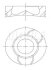Поршень MAHLE / KNECHT 0400300 (фото 1)