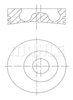 Поршень MAHLE / KNECHT 0439400