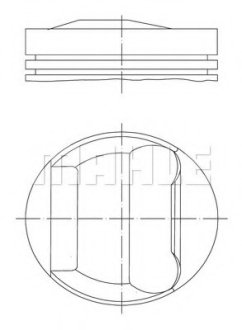 A_Поршень Mahle BMW MAHLE / KNECHT 0830400