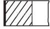 Комплект поршневих кілець MAHLE / KNECHT 607RS101010N0 (фото 1)