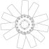Крильчатка вентилятора MAHLE / KNECHT CFW73000P (фото 2)