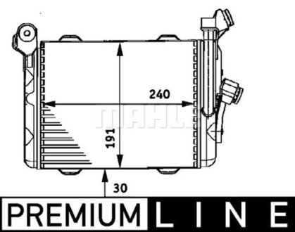 Охолоджувач мастила MAHLE / KNECHT CLC33000P
