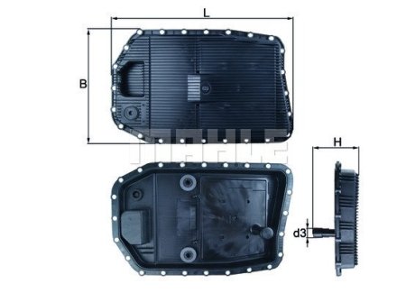 Фільтр гідравлічний KNECHT MAHLE / KNECHT HX 154