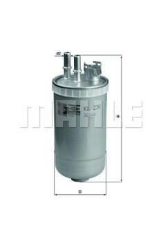 Фільтр паливний MAHLE / KNECHT KL230