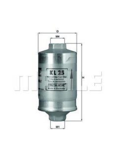 Фільтр паливний MAHLE / KNECHT KL25
