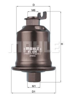 Фільтр паливний KNECHT MAHLE / KNECHT KL 436