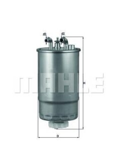 Фільтр паливний MAHLE / KNECHT KL568