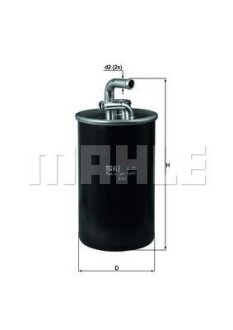 Фільтр паливний MAHLE / KNECHT KL775