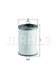 Фільтр паливний MAHLE / KNECHT KX43