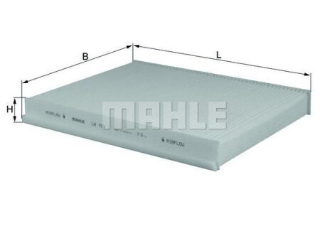 Фільтр салону MAHLE / KNECHT LA153