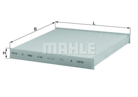 Фільтр салону MAHLE / KNECHT LA430