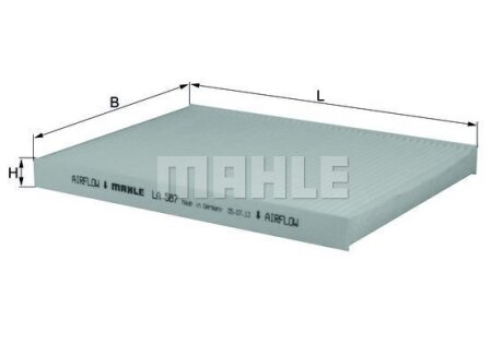 Фільтр салону MAHLE / KNECHT LA587